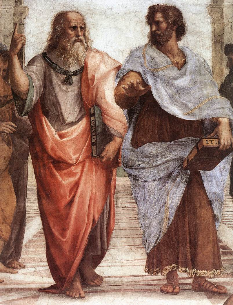 Raffaello - Scuola di Atene Platone-Aristotle