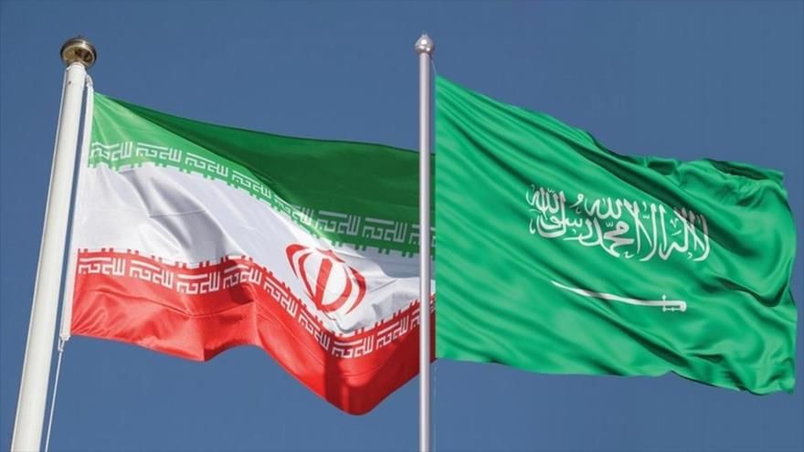 Bandiere Iran, Arabia Saudita