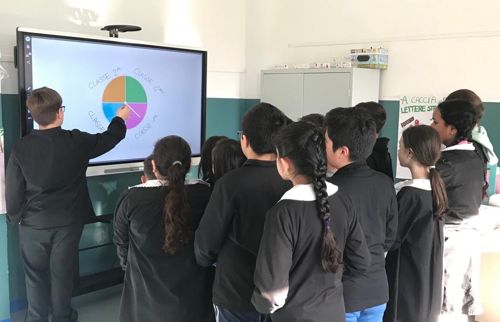 Montanera - Monitor interattivo donato alla scuola primaria