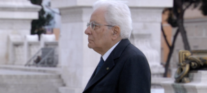 Sergio Mattarella all'Altare della Patria