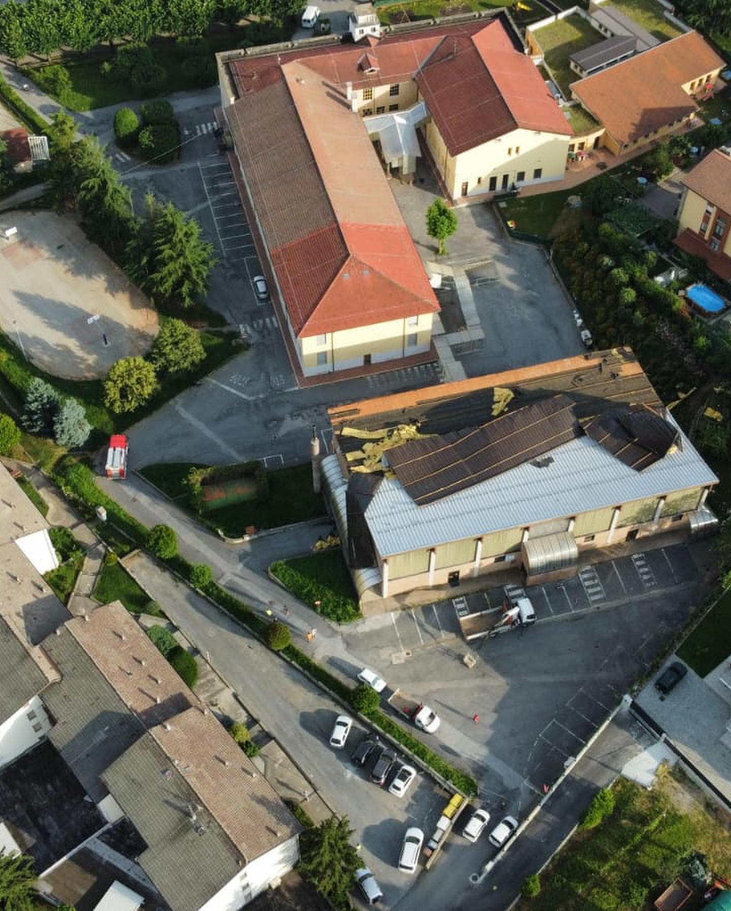 Tromba d'aria a Villanova Mondovì