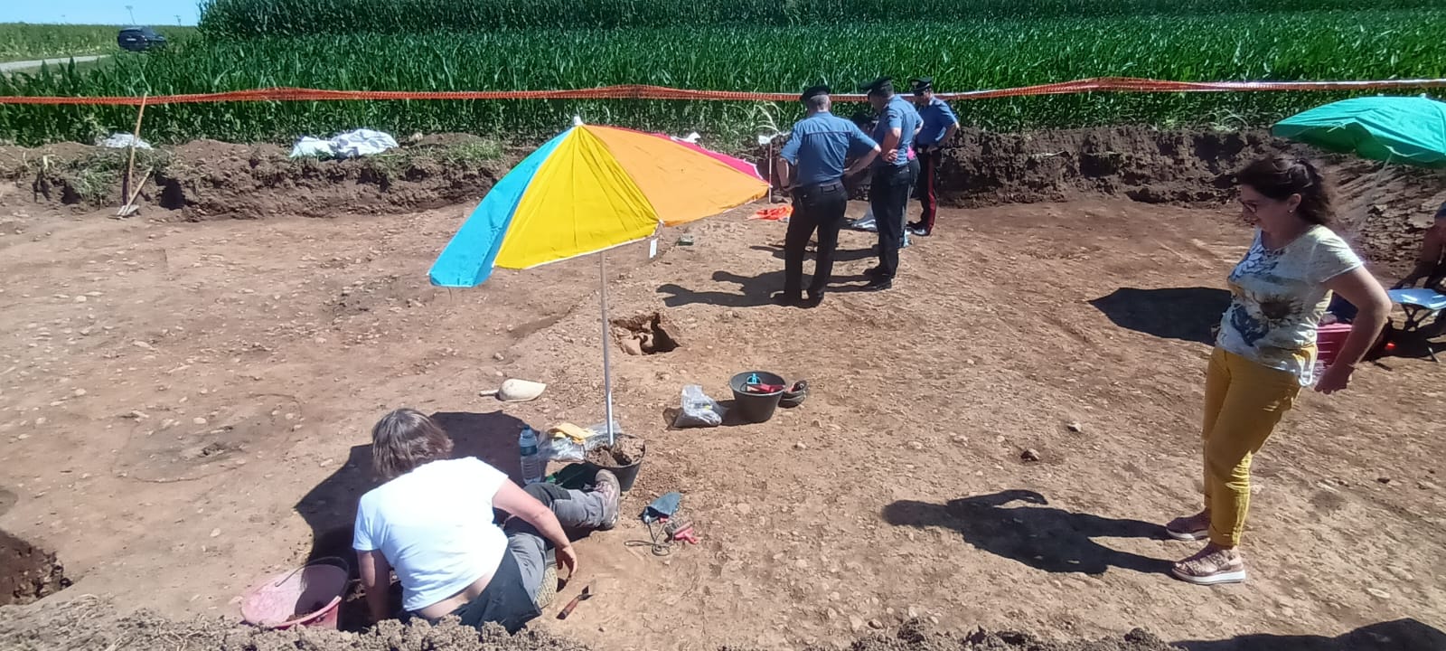 Castelletto Stura, archeologi al lavoro