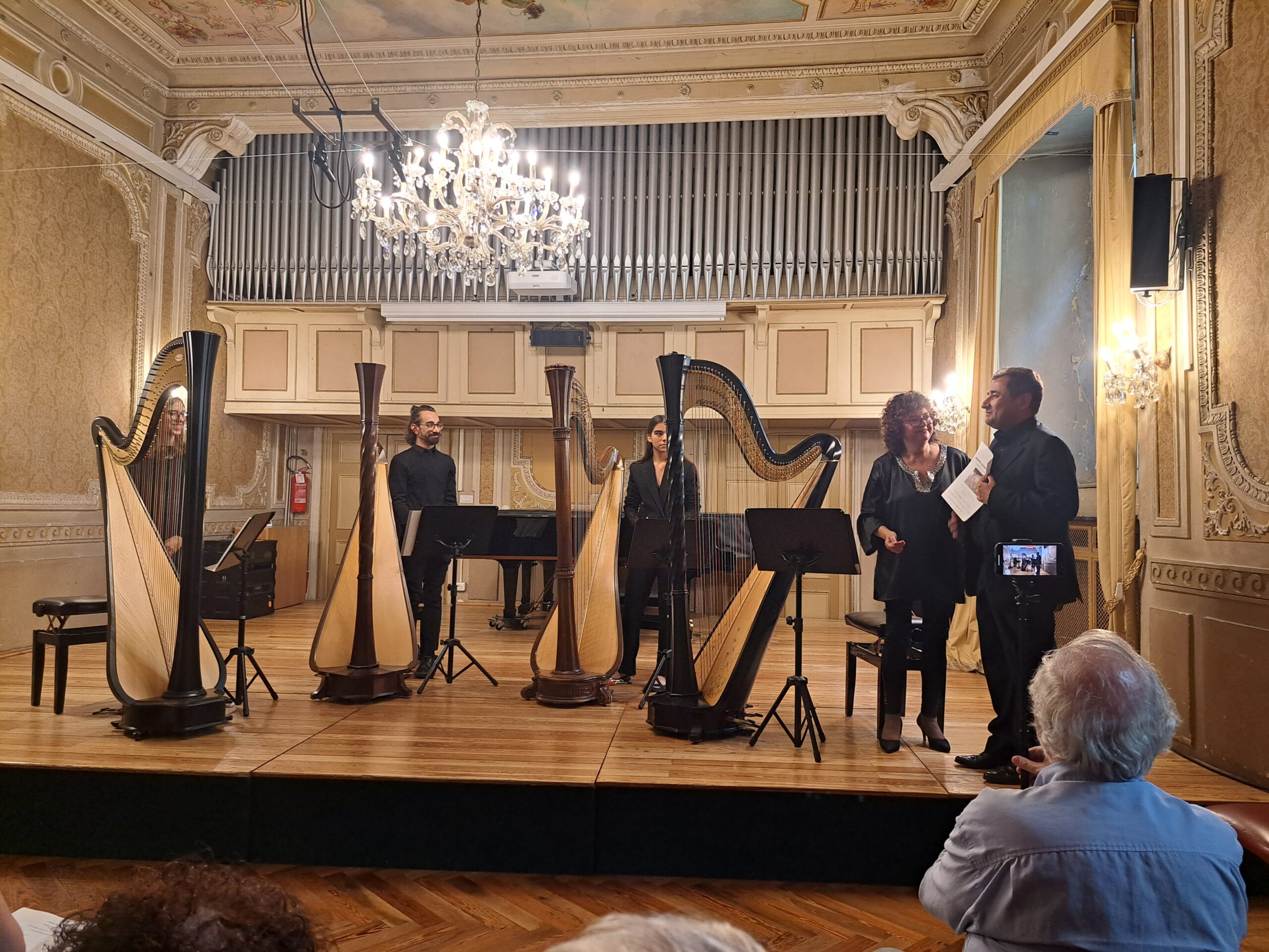 Harps Quartet Melody con il maestro Vincenzo Napoli