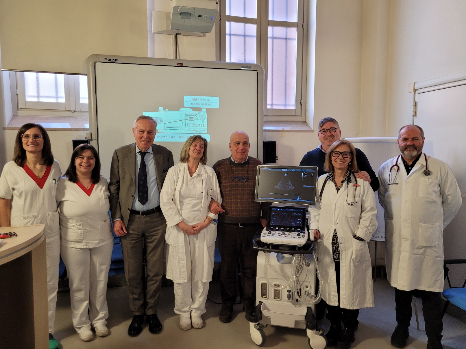 Nuovo ecotomografo per la Riabilitazione cardiologica di Fossano