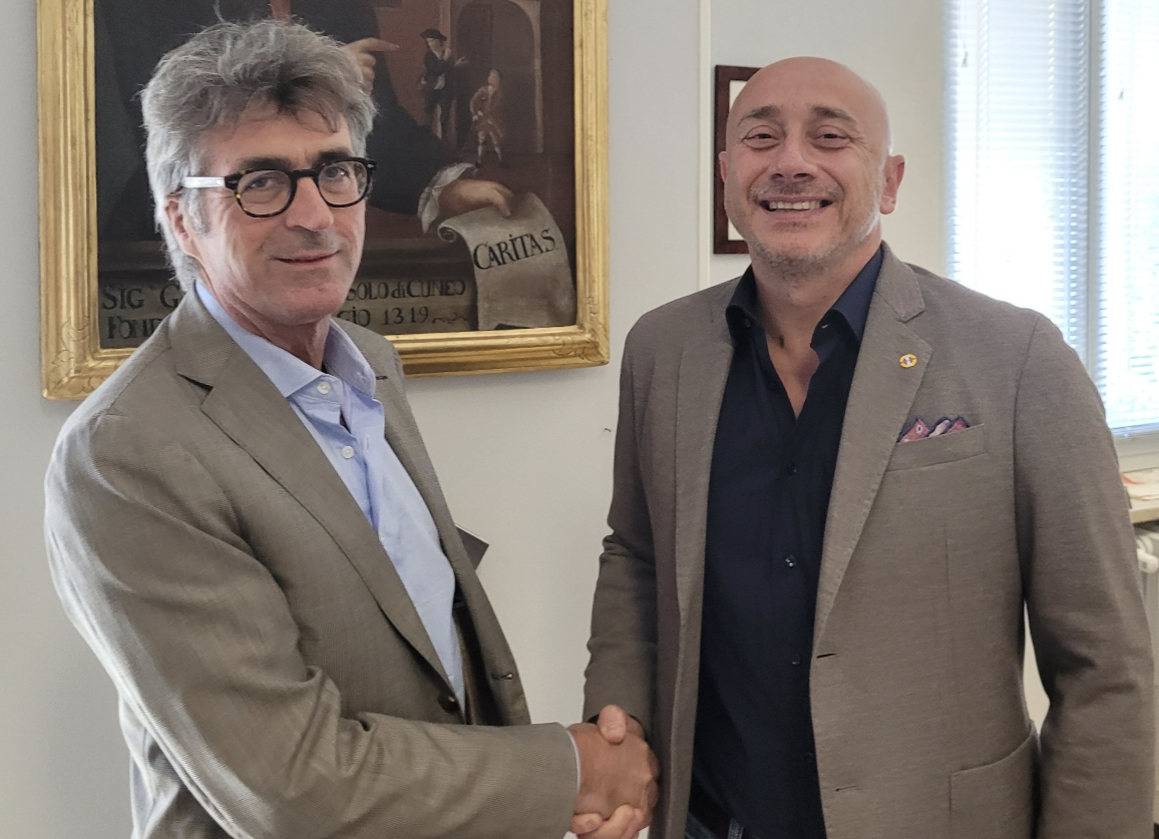 Da sinistra, il dr. Massimo Chiarpenello e il dr. Livio Tranchida
