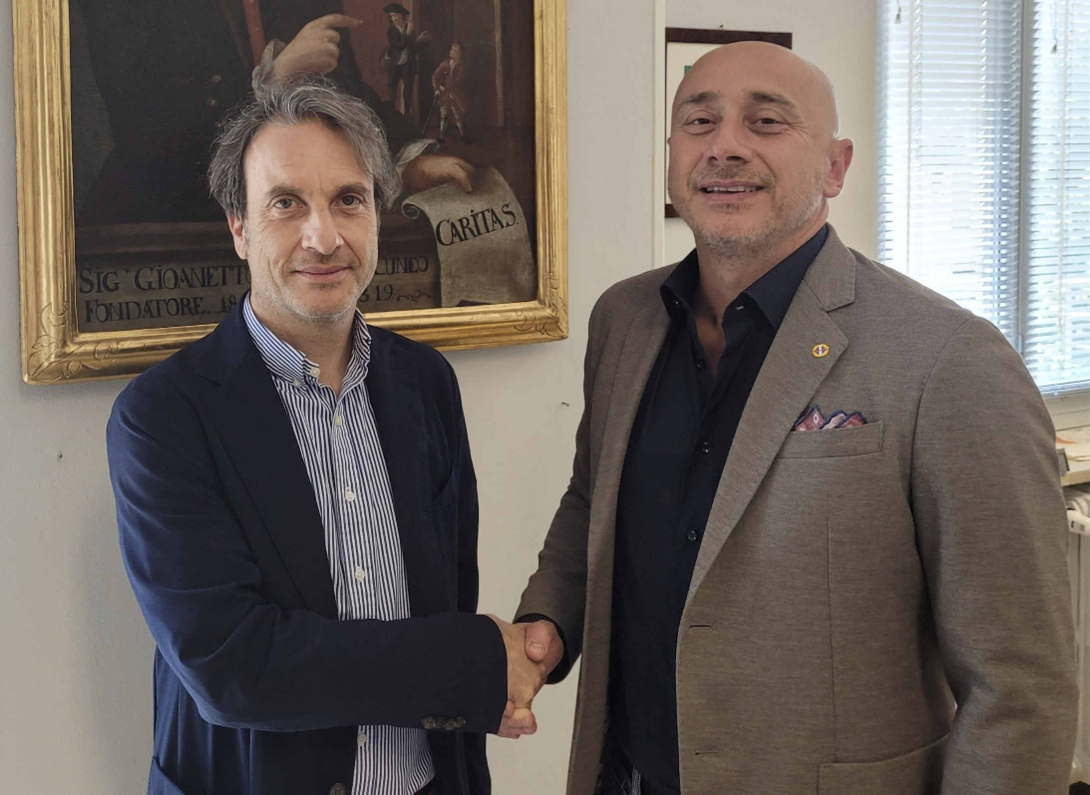 Da sinistra, il dr. Domenico Vitale e il dr. Livio Tranchida