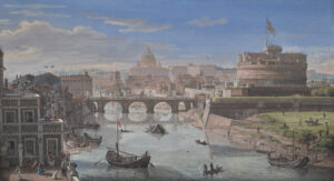 Gaspar van Wittel Veduta del Tevere a Castel Sant’Angelo