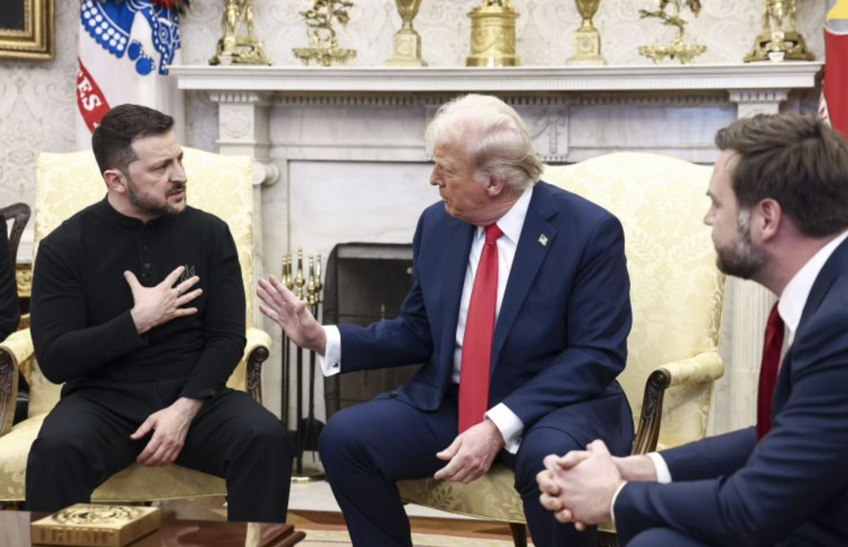 Trump-Zelensky (foto Ansa/Sir)