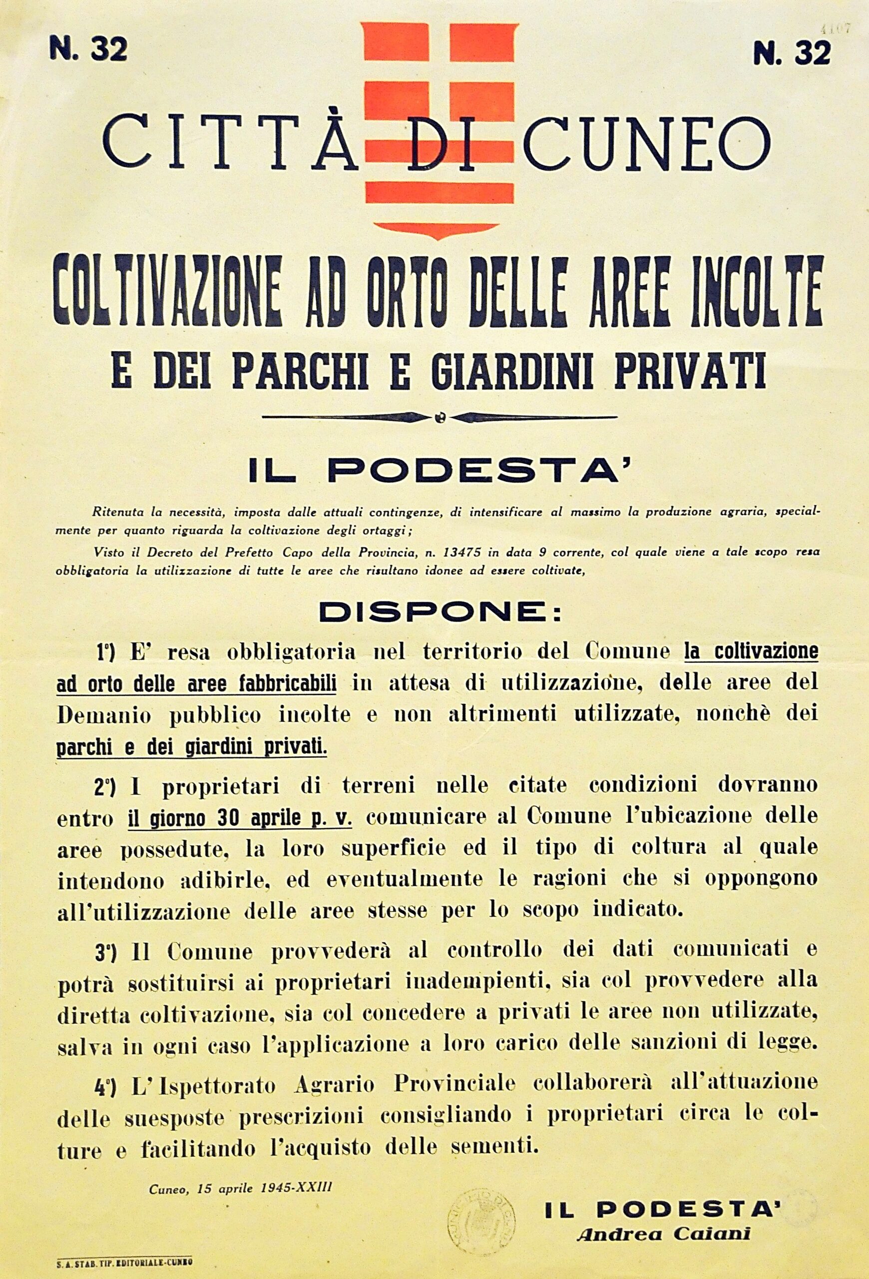 manifesto orti di guerra
