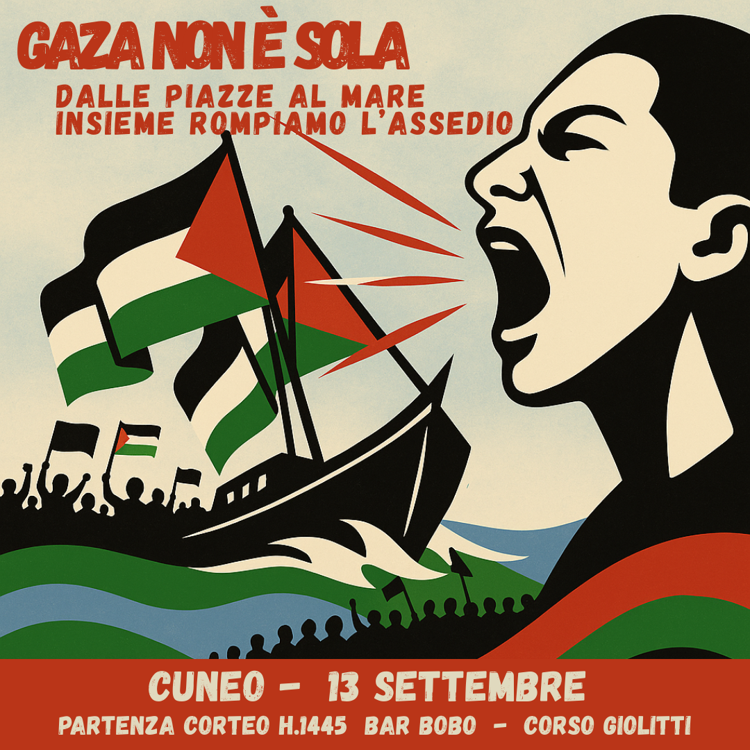 La Guida - Mobilitazione per Gaza a Cuneo